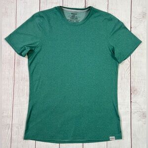 Patagonia Capilene 1 Silkweight Tee - Women's Medium - Green short sleeve crew